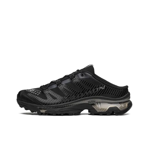 MM6 MAISON MARGIELA x SALOMON XT 4 Mule Устойчивый к истиранию Низкий Топ Повседневная обувь Унисекс Черный
