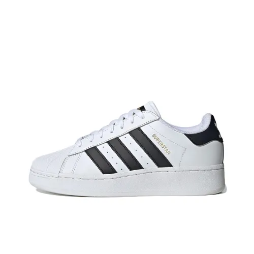 Adidas Originals SUPERSTAR XLG Скейтборд Кроссовки Низкие Облачный Белый/Основной Черный/Металл Золото Унисекс
