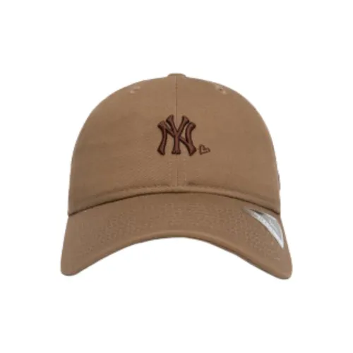 New Era Хлопковые кепки унисекс коричневые