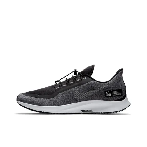 Nike Pegasus 35 Амортизация Легкий Низкий Топ Повседневные Беговые Кроссовки Мужские Черные