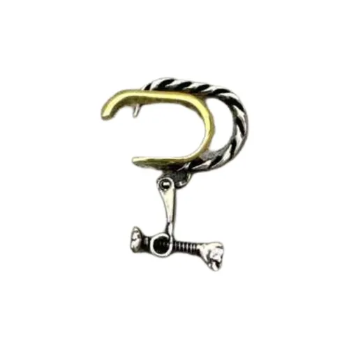 Серьги Alexander McQueen Мужские Золото Серебряные