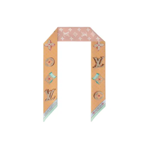 LOUIS VUITTON Шелковые шарфы Женские Многоцветные