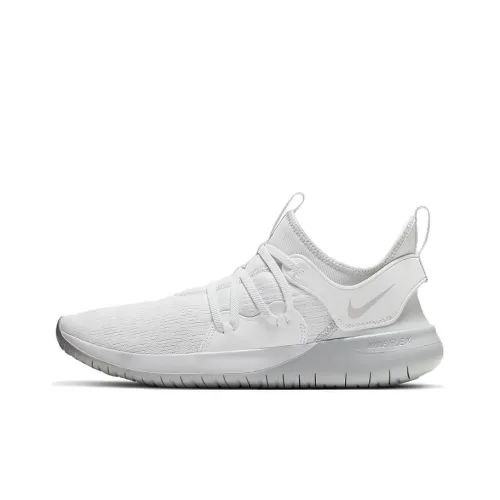 Nike Flex Contact 3 Амортизация Поддержка Низкий Топ Марафон Беговые кроссовки Мужской Белый