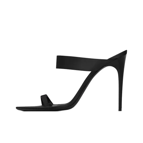 SAINT LAURENT Martha Слипоны Женские Черные