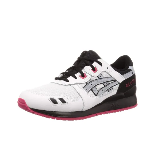 Asics Gel Lyte 3 Low Топ Беговые кроссовки Унисекс Черный белый