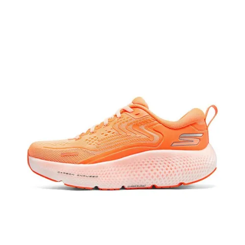 Skechers Arch Fit Устойчивый к истиранию Дышащий Низкий Топ Casual Женский Оранжевый Белый