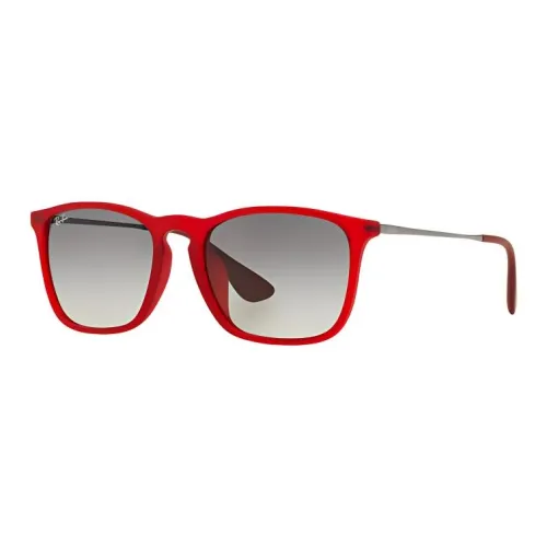 RayBan Прямоугольные Солнцезащитные очки Унисекс Красный