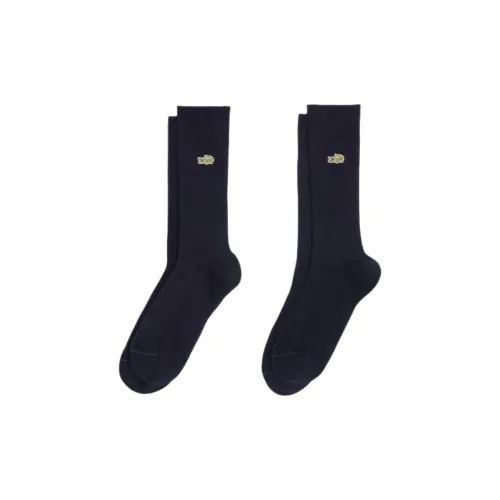 LACOSTE Collaboration 2 пачки черных мужских носков MID до икры