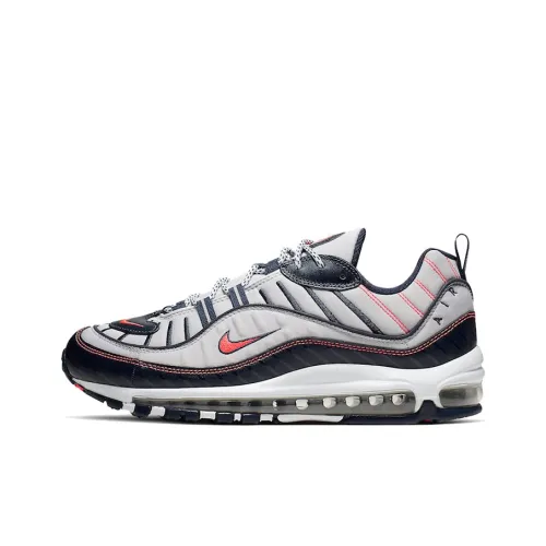 Nike Air Max 98 Low Топ Марафон Беговые кроссовки Мужской Синий