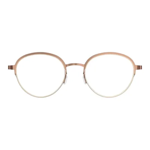 LINDBERG Титан Овал Оправы для очков Унисекс Золото