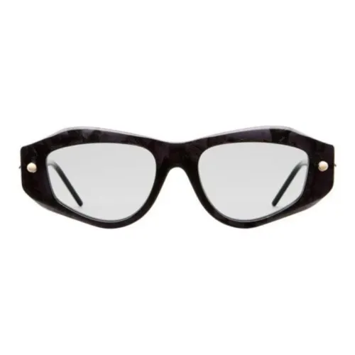 KUBORAUM Ацетат Нерегулярная форма Оправа для очков Мужская Черная