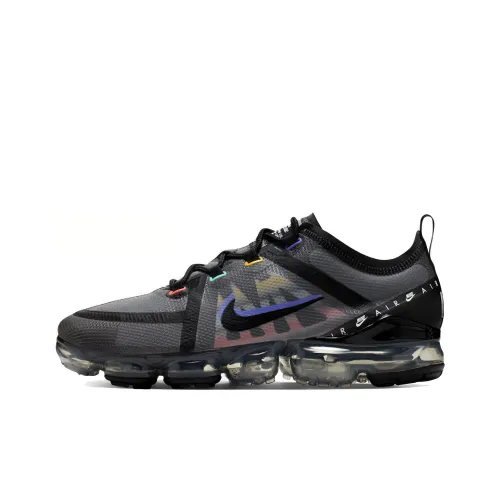 Nike VaporMax 2019 Low Топ Повседневные Беговые Кроссовки Мужские Черные