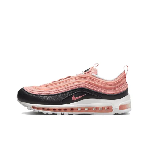 Nike Air Max 97 Low Беговые кроссовки Топ для женщин Розовый Черный
