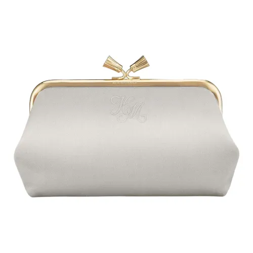 Anya Hindmarch Сатин Клатч Женское Серебро