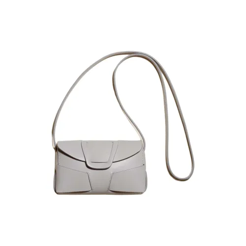 Hereu Телячья кожа Сумка через плечо Сумка на плечо Мини Женская Пыльно-серый