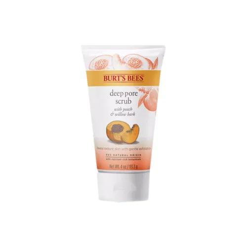 BURT'S BEES Персик Deep Cleansing Pores Scrubs 113,3г Глубокая чистка