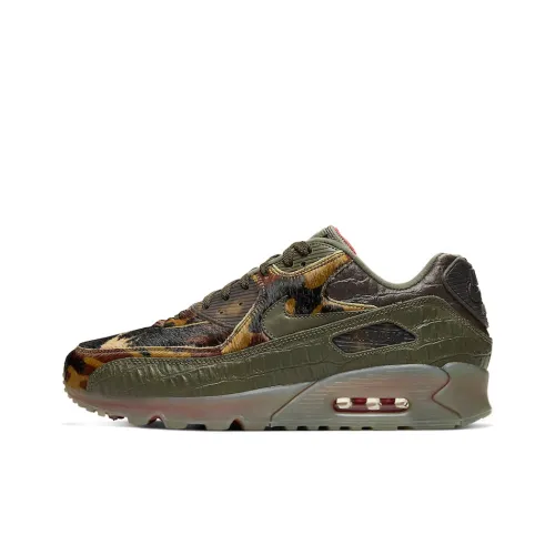 Nike Air Max 90 Low Топ Повседневные Беговые Кроссовки Мужские Зеленые