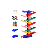 Выдвижная дорожка для автомобилей (10 слоев, 9 дорожек, 4 автомобиля)