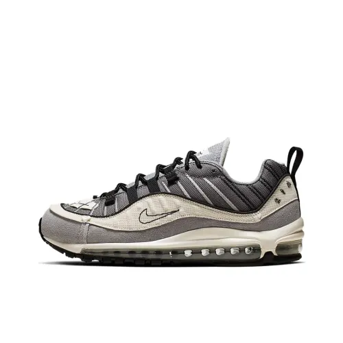Nike Air Max 98 Low Топ Марафон Беговые кроссовки Унисекс Волчий серый