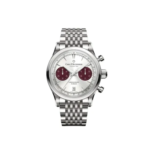 Carl F.Bucherer Автоматический Механический Механизм Мужские Часы из Коллекции MANERO 40 мм Серебряные