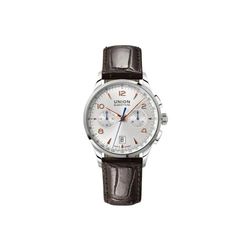 UNION GLASHUTTE/SA Автоматический Механический Механизм Мужские Часы 42 мм Серебряный