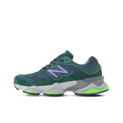 New Balance NB 9060 Low Топ Повседневные Беговые Кроссовки Унисекс Зеленые