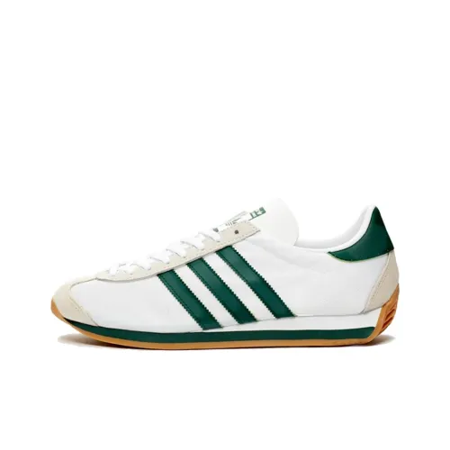 Adidas Originals COUNTRY OG Нескользящий Легкий Низкий Топ Беговые кроссовки Мужские Белый Зеленый