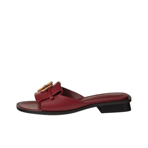 HERMES Слипоны Женские Red