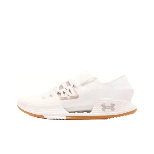 Under Armour SpeedForm AMP 3,0 Low Топ Беговые кроссовки Женские Белые Золотые