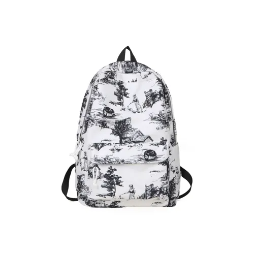 Dusen Kangaroo Нейлон Рюкзак Стандартный Унисекс Белый Черный Синий