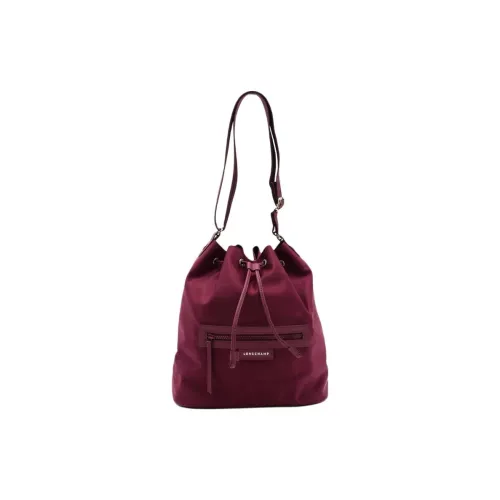 LONGCHAMP Le Pliage Néo Нейлоновая Сумка через плечо Женская Красно-фиолетовая