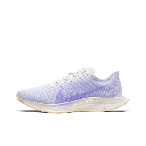 Nike Pegasus Turbo 2 Амортизация Ударопрочный Низкий Топ Повседневные Беговые Кроссовки Женские Светло-фиолетовые