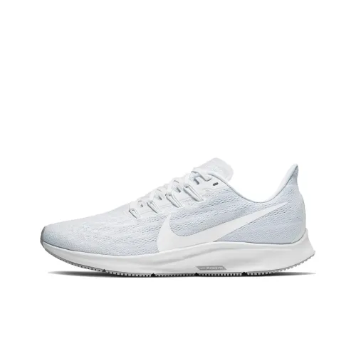 Nike Pegasus 36 Амортизаторы Устойчивые к истиранию Низкий Топ Марафон Беговые кроссовки Мужской Синий