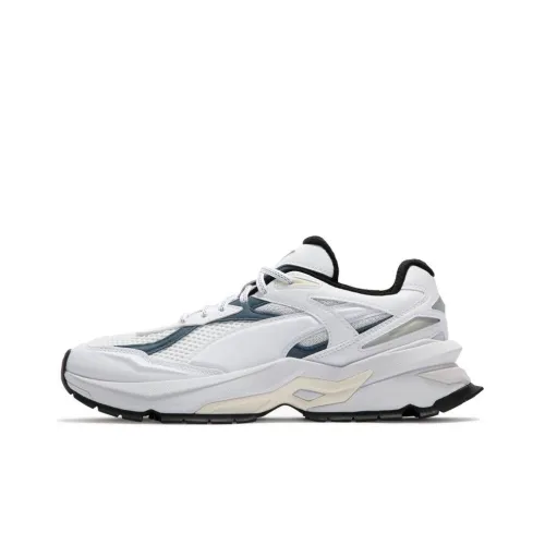 PUMA Нано Slip-Resistant и Breathable Низкий Топ Марафон Беговые кроссовки Унисекс Белый Черный Синий