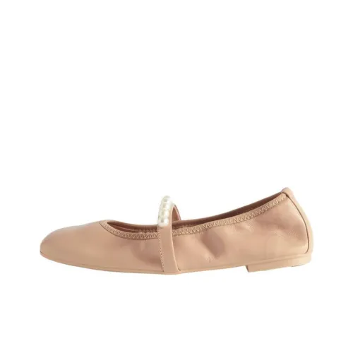 Stuart Weitzman Туфли Мэри Джейн Бежевые Женские