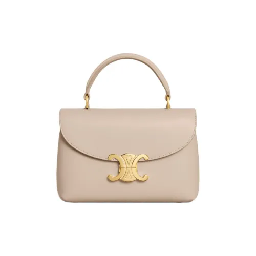 CELINE TEEN NINO Мягкая сумка из коровьей кожи женская бежевого цвета овса