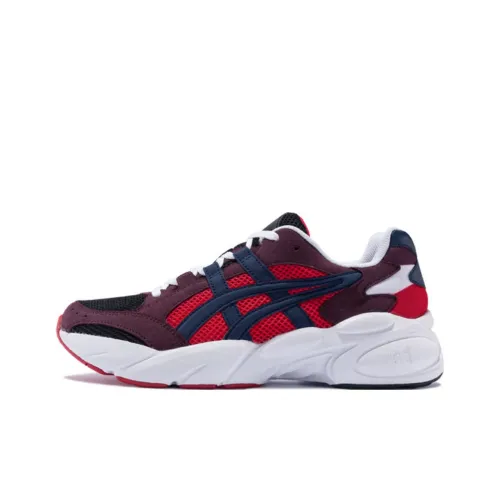 Asics Gel BND Low Топ Беговые кроссовки Мужские Белый Красный Синий Цветовой блок
