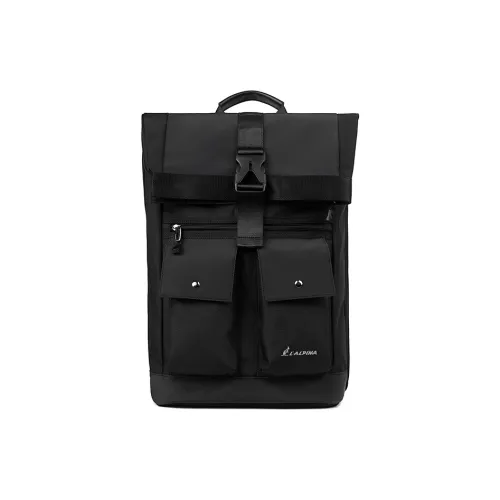 L'ALPINA Нейлоновый рюкзак для ноутбука сумка стандартная мужская классический черный