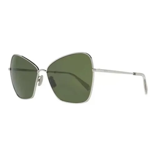 CELINE Металл Бабочка Солнцезащитные очки Женские Серебристые