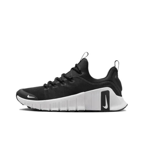 Nike Free Metcon 6 Амортизаторы Шок Устойчивость к Сцеплению Низкий Топ Беговые кроссовки Женские Черный
