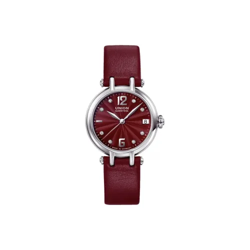 UNION GLASHUTTE/SA Автоматический Механический Движение Женские Часы 32 мм Красный