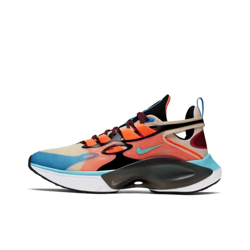 Nike D MS X Нескользящий Легкий Низкий Топ Марафон Беговые Кроссовки Унисекс Синий Оранжевый