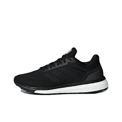 Adidas Response Shock Absorbers Slip-Resistant Low Top Marathon Running Shoes Women's Black Adidas Response Shock Absorbers Низкий топ для бега на марафон противоскользящие женские черный