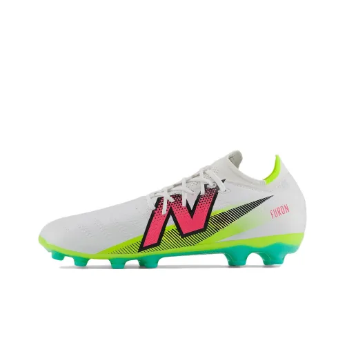 New Balance совместный бренд AG Искусственная трава Искусственные шипы Футбольные бутсы Унисекс Белый Зеленый