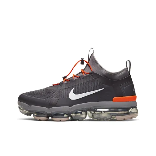 Nike VaporMax 2019 Low Беговые кроссовки Мужские Серый Оранжевый