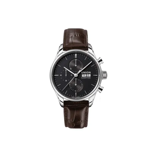 UNION GLASHUTTE/SA Автоматический Механический Механизм Мужские Часы 44 мм Черный