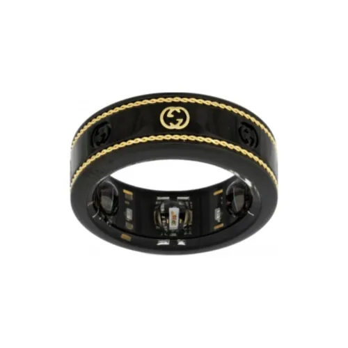 GUCCI Титан Кольца Унисекс Черный