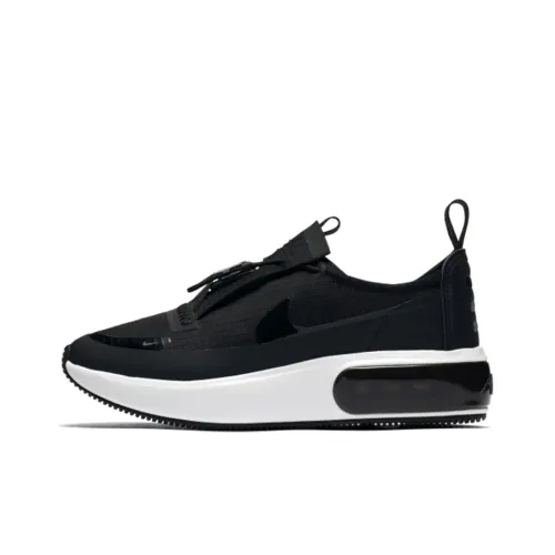 Nike Air Max DIA Low Беговые кроссовки Женские Черно-белые