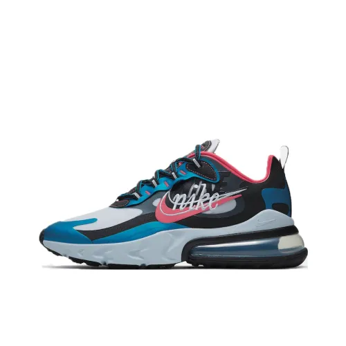 Nike Air Max 270 Low Топ Air Cushion Марафон Беговые кроссовки Мужской Черный Синий Розовый