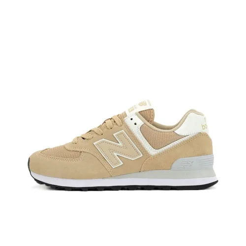 New Balance NB 574 Low Топ Беговые кроссовки Унисекс Бежевый